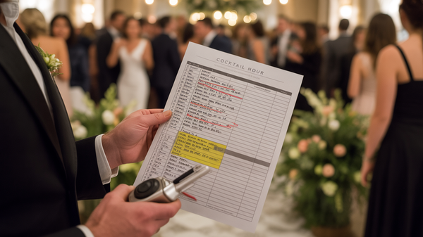 The $15,000 Wedding With a Handwritten Seating Chart