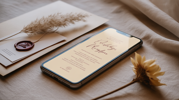 Template vs. Studio-Designed Digital Invitations: Why the Difference Is Visible in the First Five Seconds